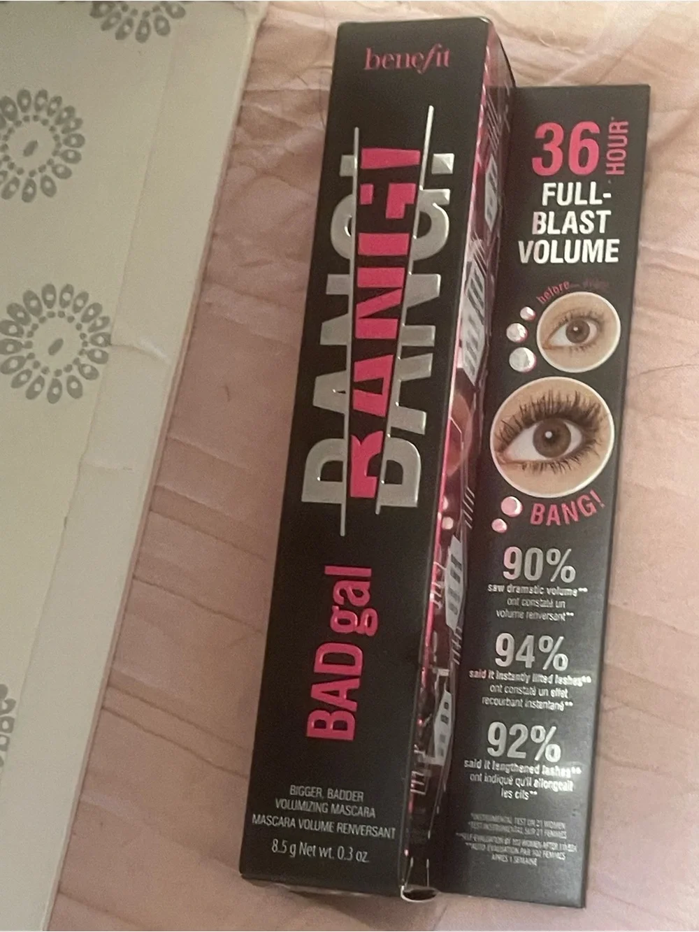 Benefit BADgal Bang! Volumizing Mascara Boxed Set — Black and Pink Accents